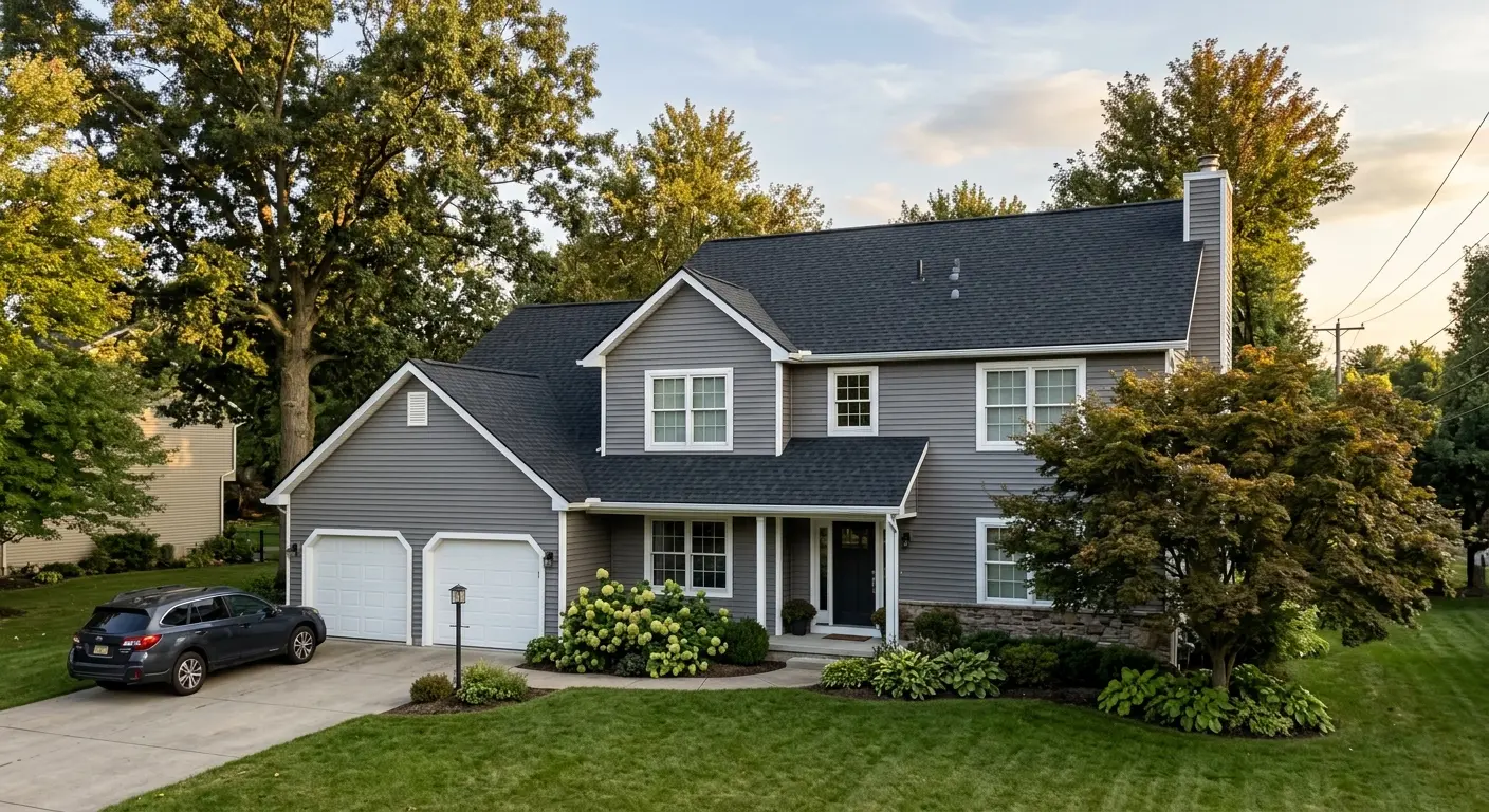New roof and siding on a Central New York home by ProGuard Roofing & Siding